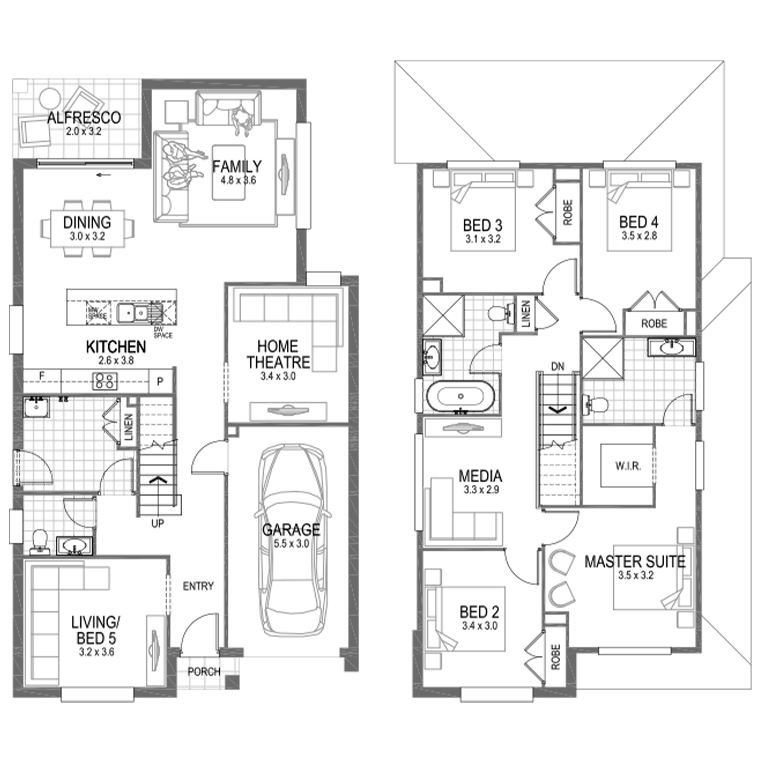 Floorplan Flipped