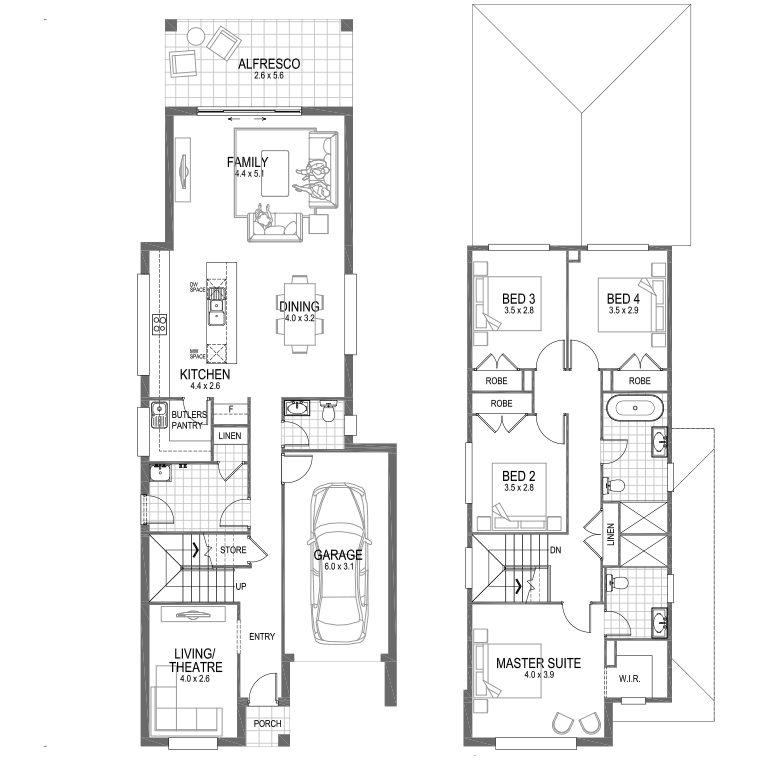 Floorplan Flipped