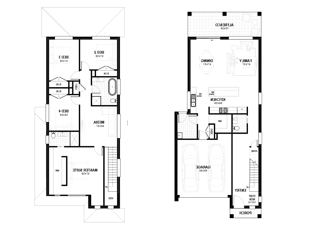 Floorplan Flipped