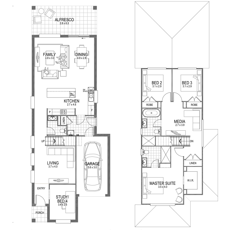 Floorplan Flipped