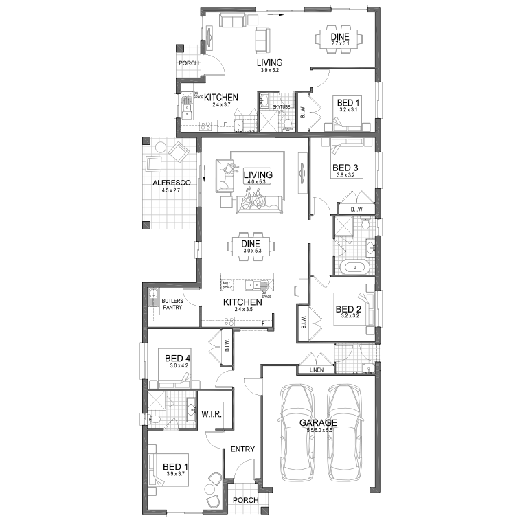 Floorplan Flipped