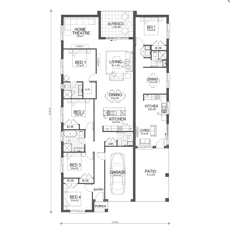 Floorplan Flipped