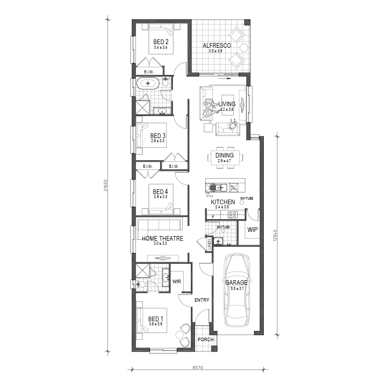 Floorplan Flipped