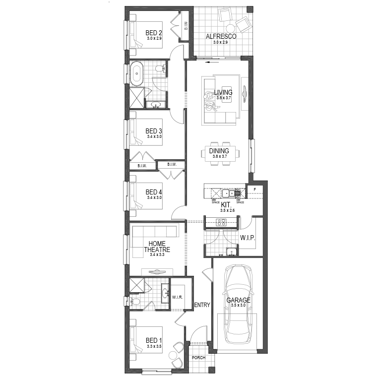 Floorplan Flipped