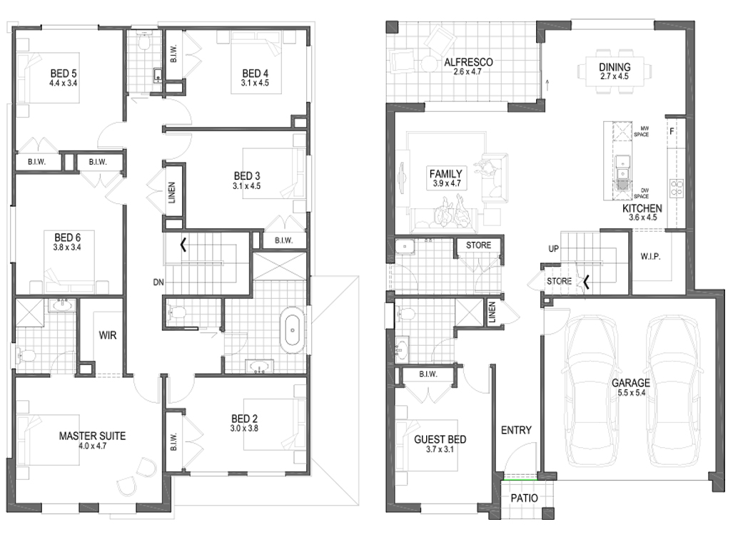 Floorplan Flipped