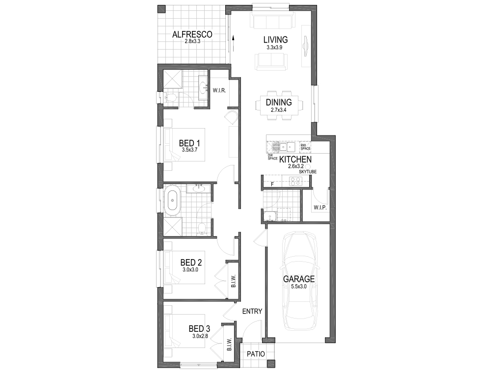 Floorplan Flipped